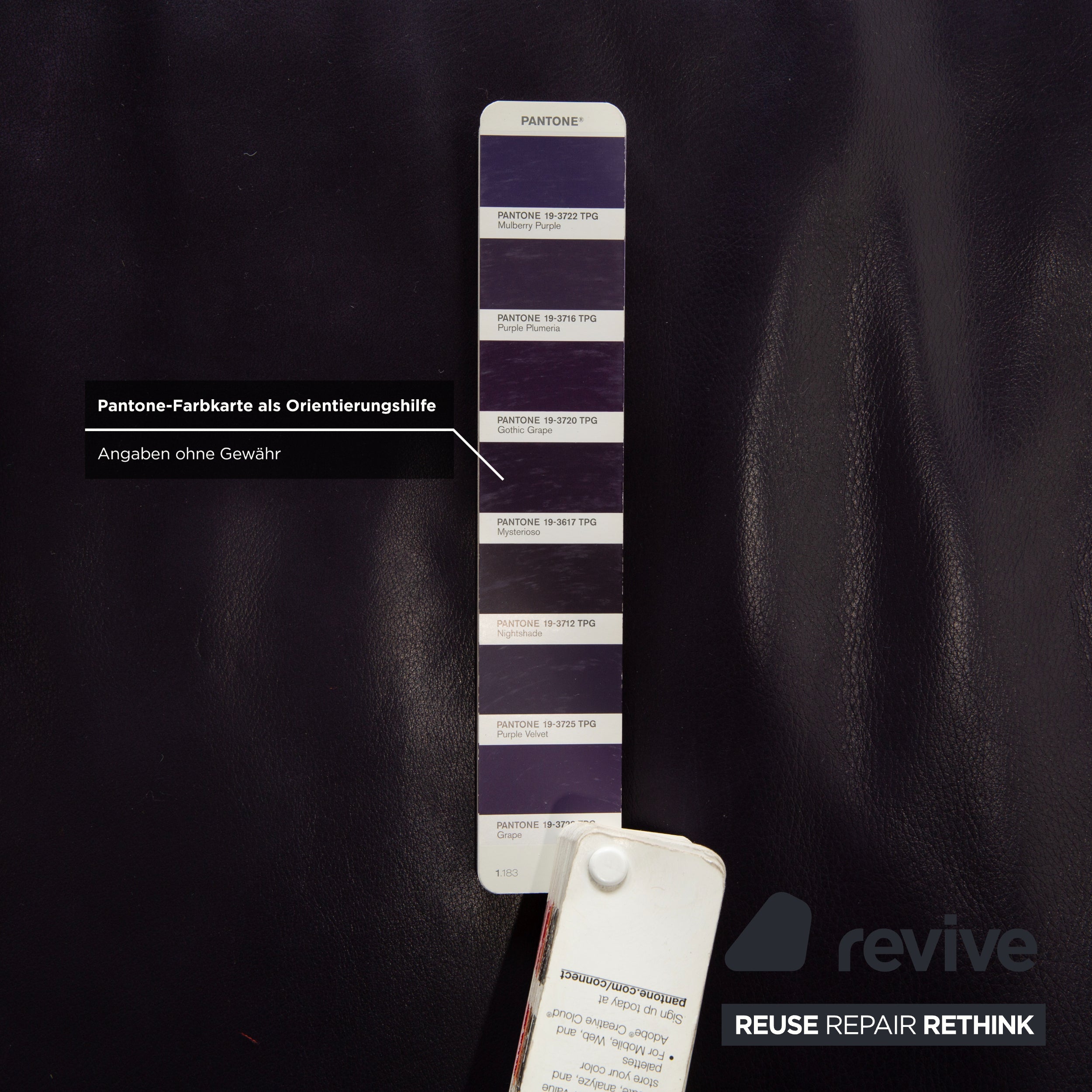 Koinor Avanti Leder Dreisitzer Hocker Lila Aubergine manuelle Funktion Sofa Couch