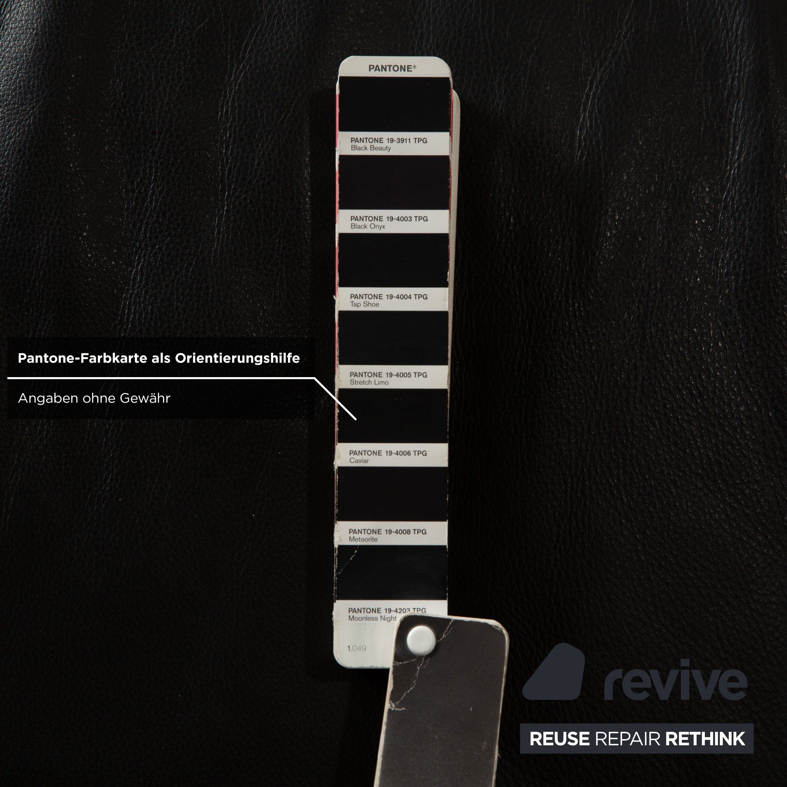 Canapé d'angle en cuir noir Koinor Avanti à fonction manuelle