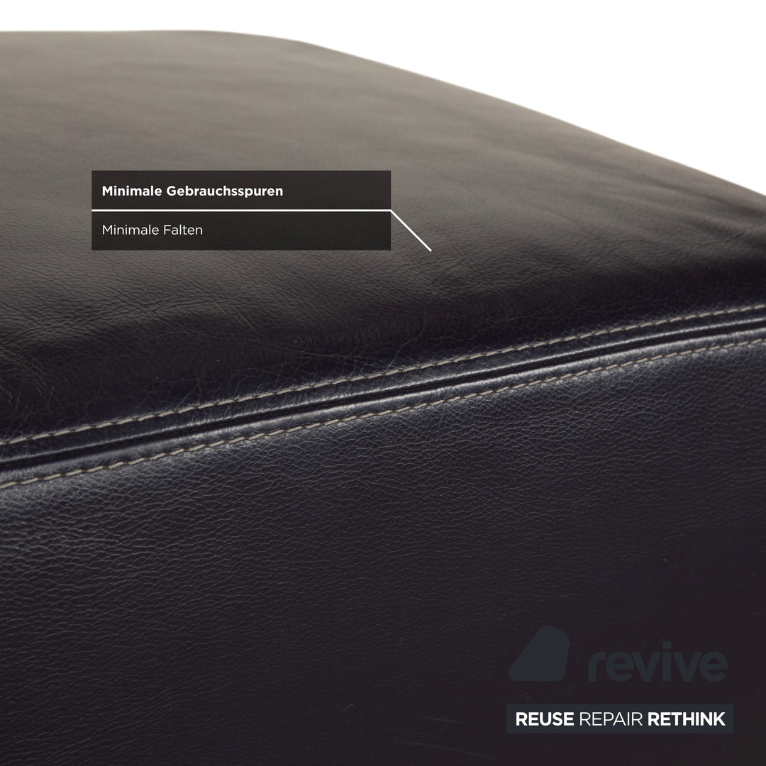 Koinor Avanti Leder Hocker Lila Aubergine