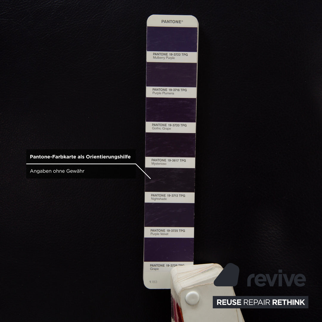 Koinor Avanti Leder Hocker Lila Aubergine