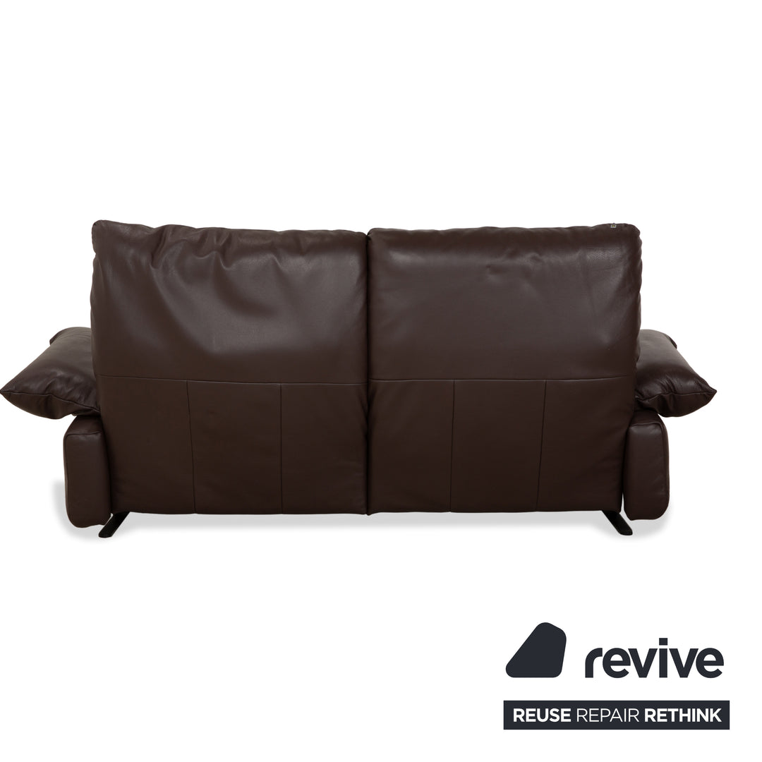 Koinor Easy Leder Zweisitzer Braun elektrische Funktion Sofa Couch