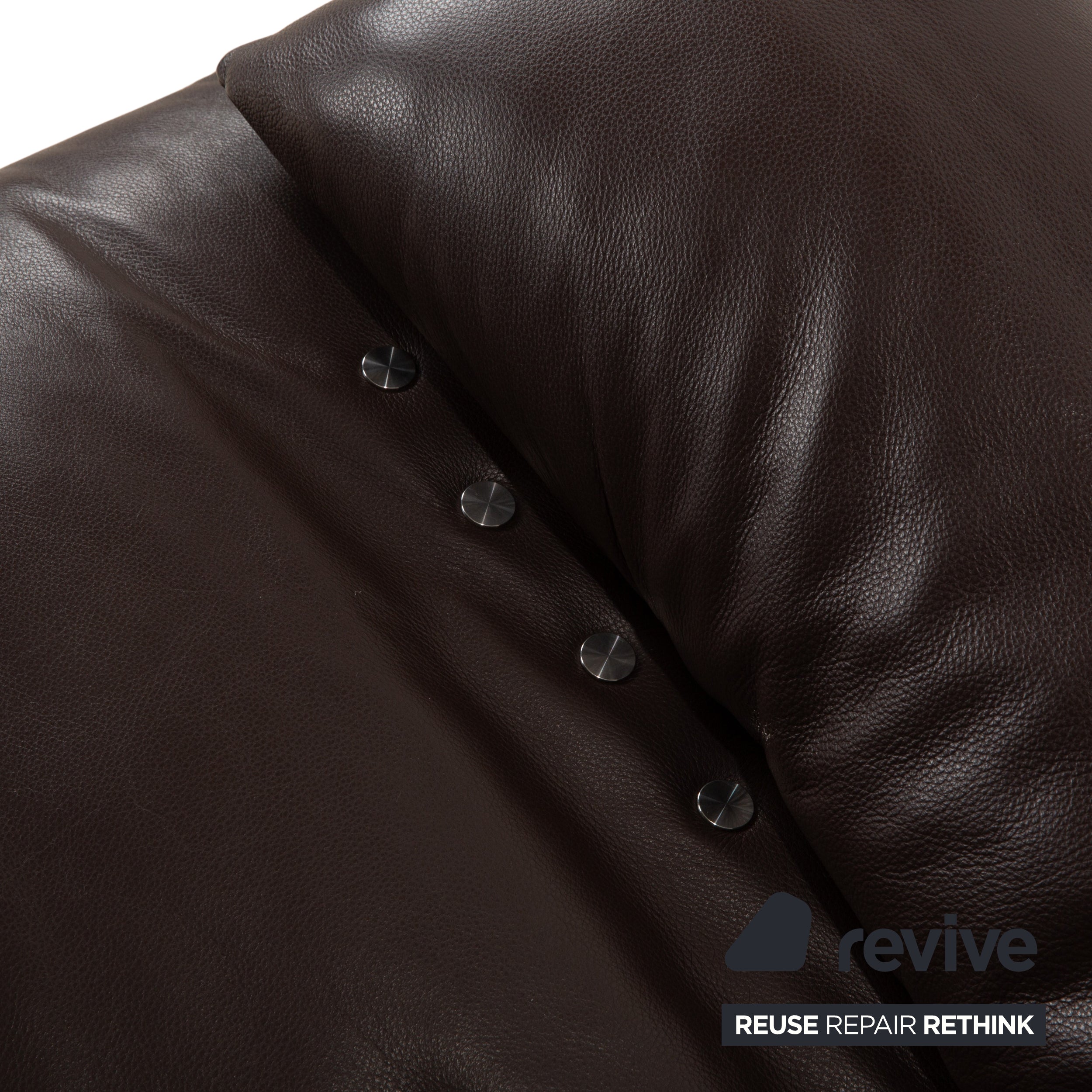 Koinor Easy Leather Two-Seater Brown Electric Function Sofa Couch