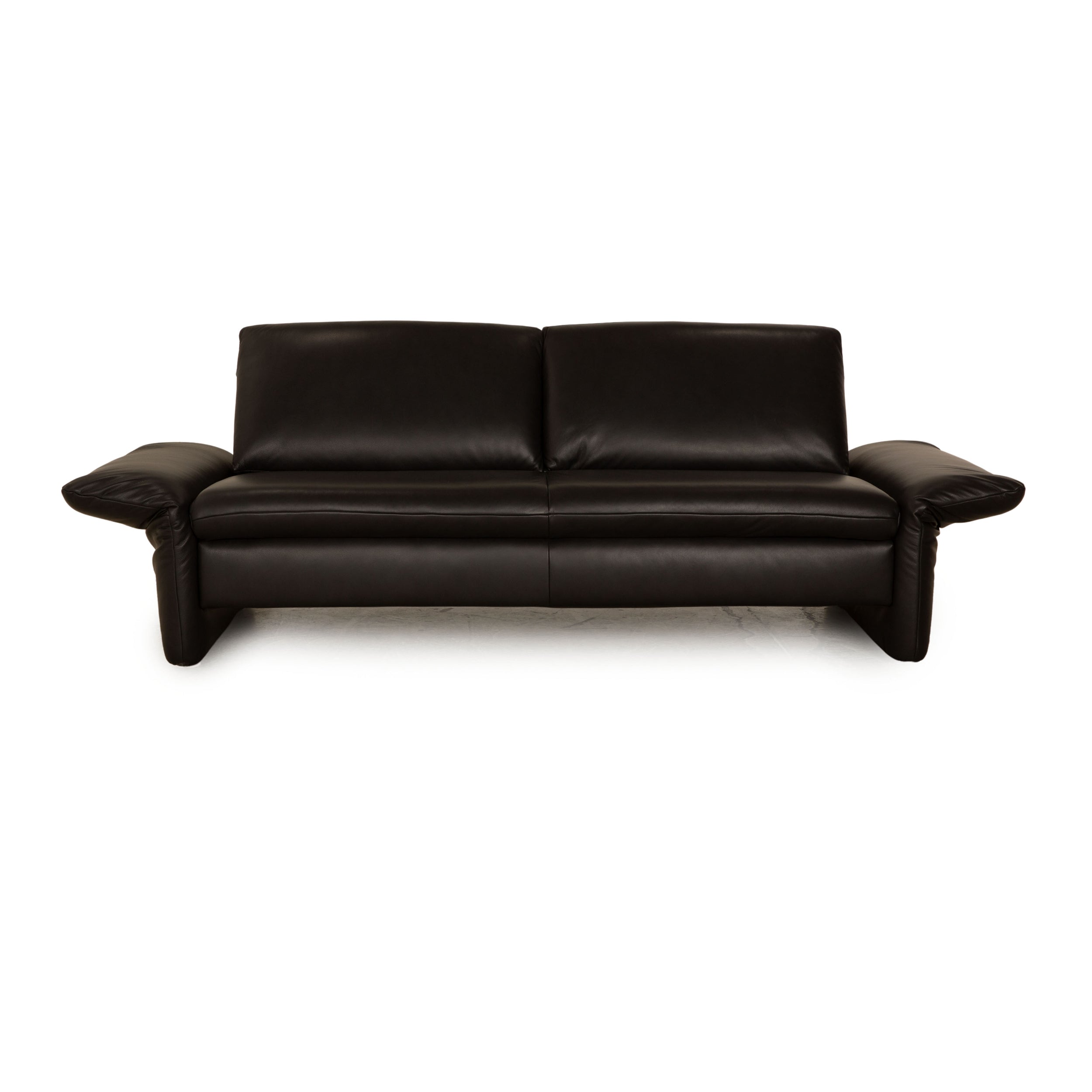 Koinor Elena Leder Dreisitzer Dunkelgrau manuelle Funktion Sofa Couch