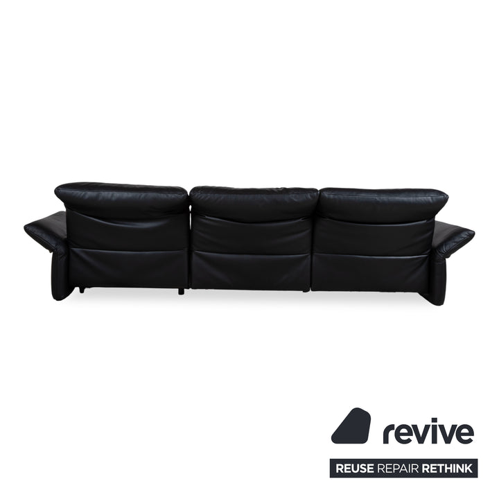 Koinor Elena Leder Ecksofa Schwarz Sofa Couch manuelle Funktion