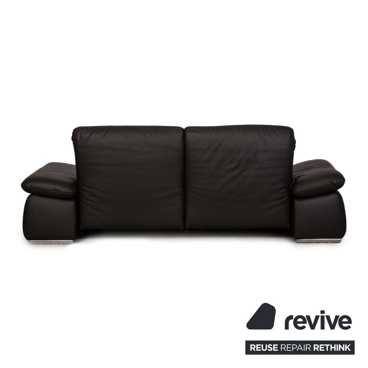 Koinor Evento leather two-seater anthracite function sofa couch