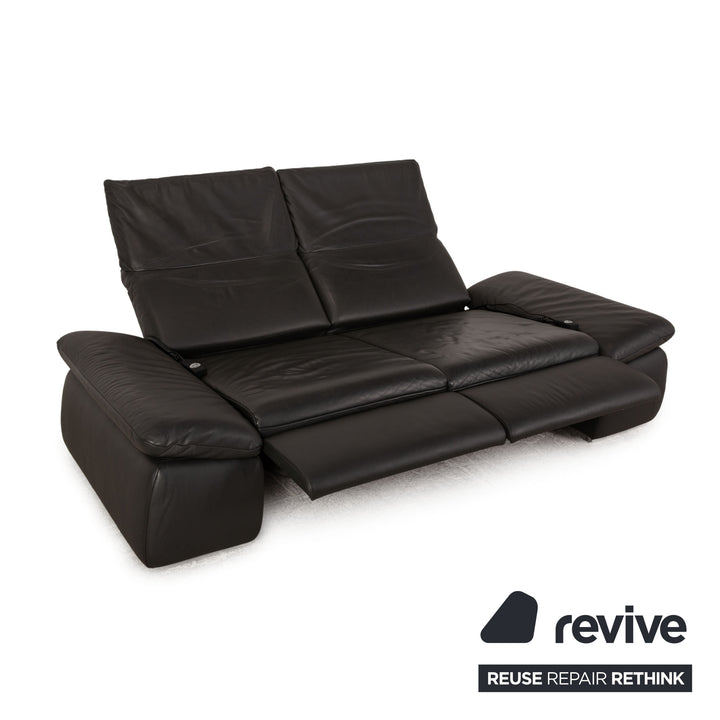 Koinor Evento Leder Zweisitzer Anthrazit Funktion Sofa Couch