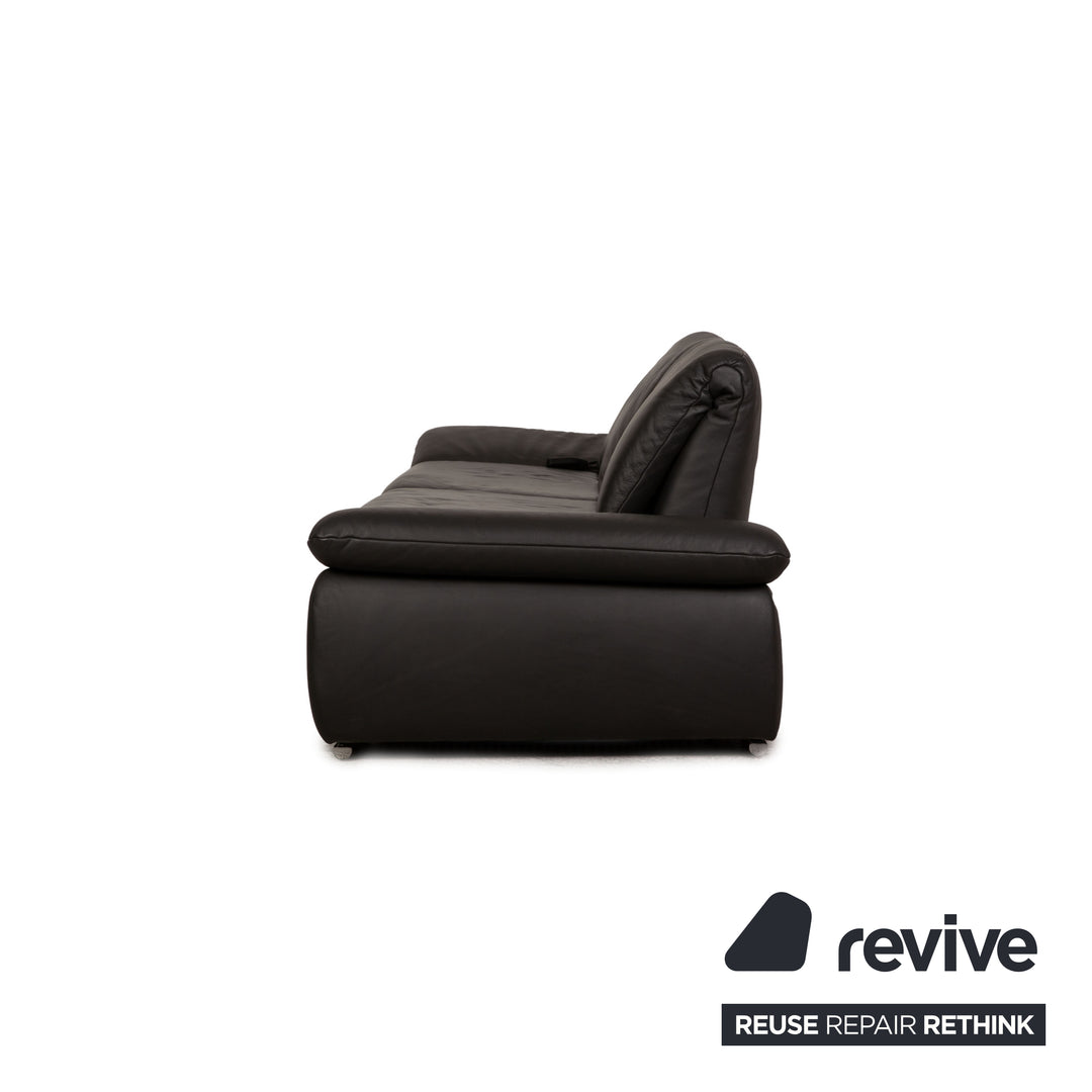 Koinor Evento Leder Zweisitzer Anthrazit Funktion Sofa Couch