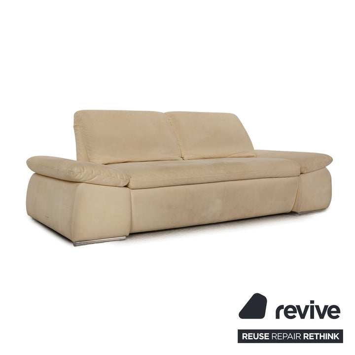 Koinor Evento Stoff Zweisitzer Creme Sofa Couch  Funktion