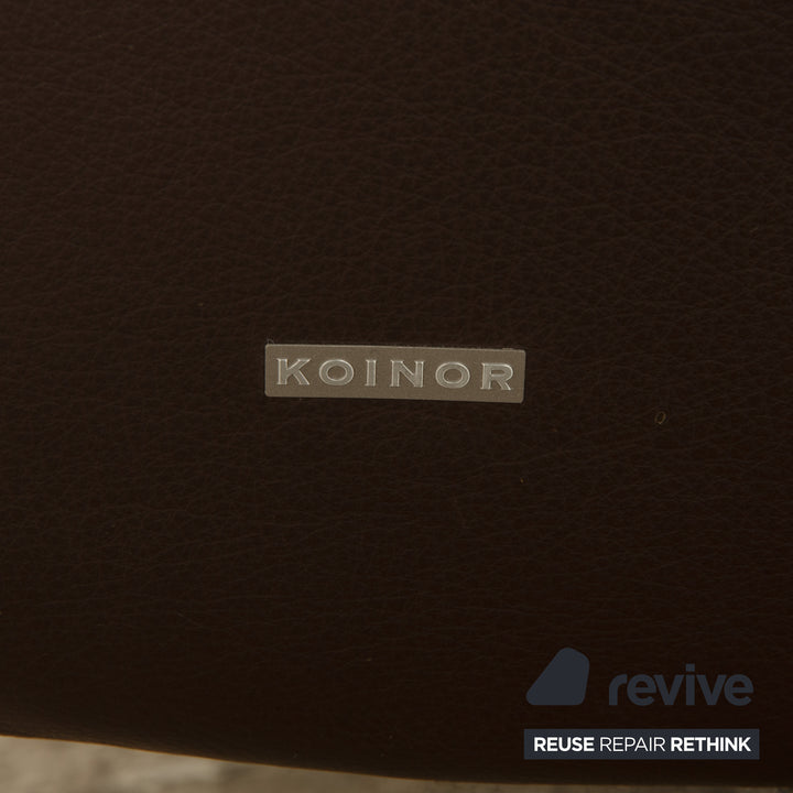 Koinor Evita Leder Zweisitzer Braun manuelle Funktion Sofa Couch
