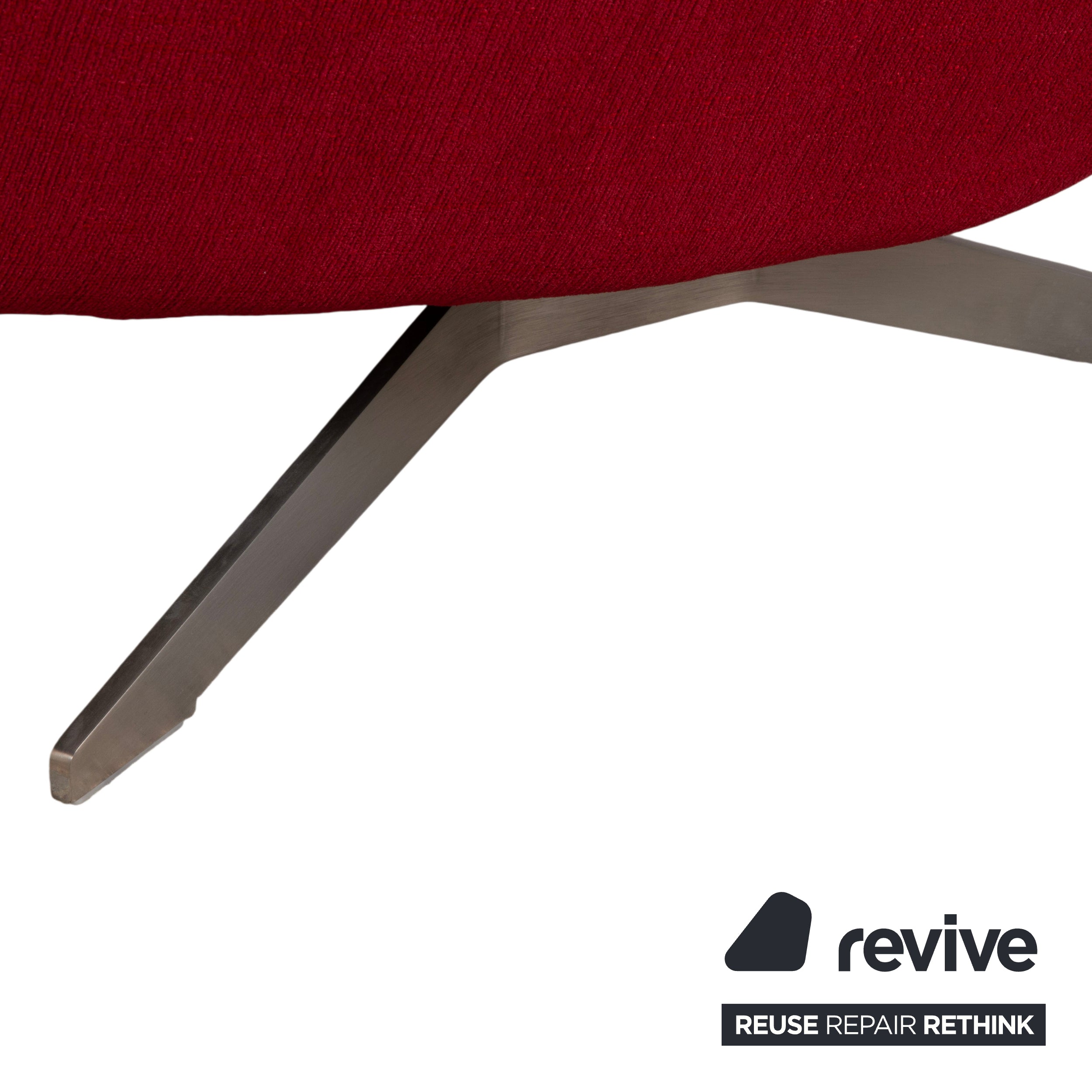 Koinor Evita Fabric Two-Seater Red Sofa