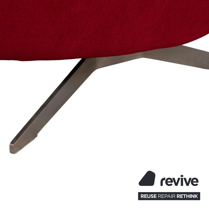 Koinor Evita Stoff Zweisitzer Rot Sofa Couch