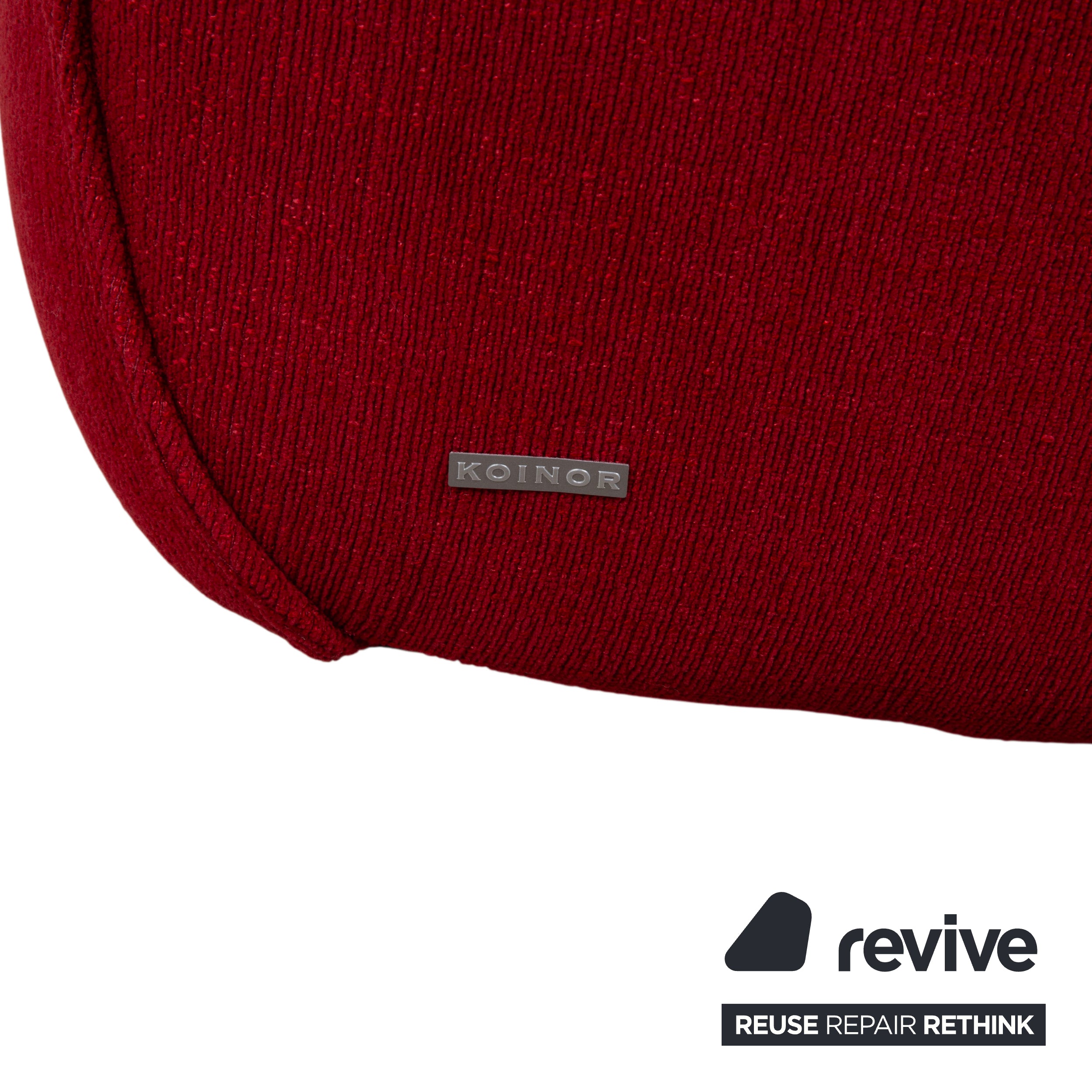 Koinor Evita Fabric Two-Seater Red Sofa