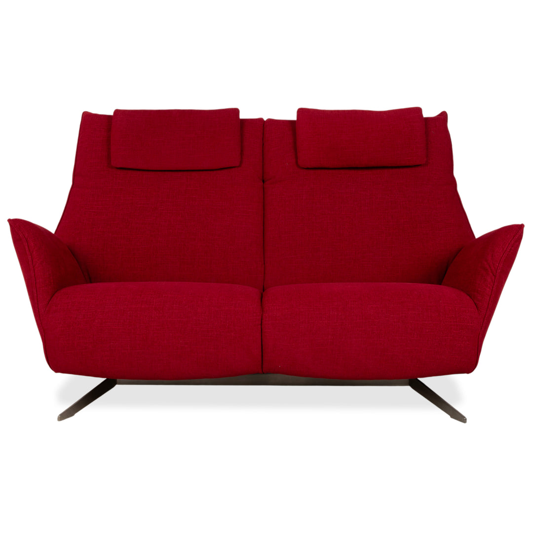 Koinor Evita Stoff Zweisitzer Rot Sofa Couch
