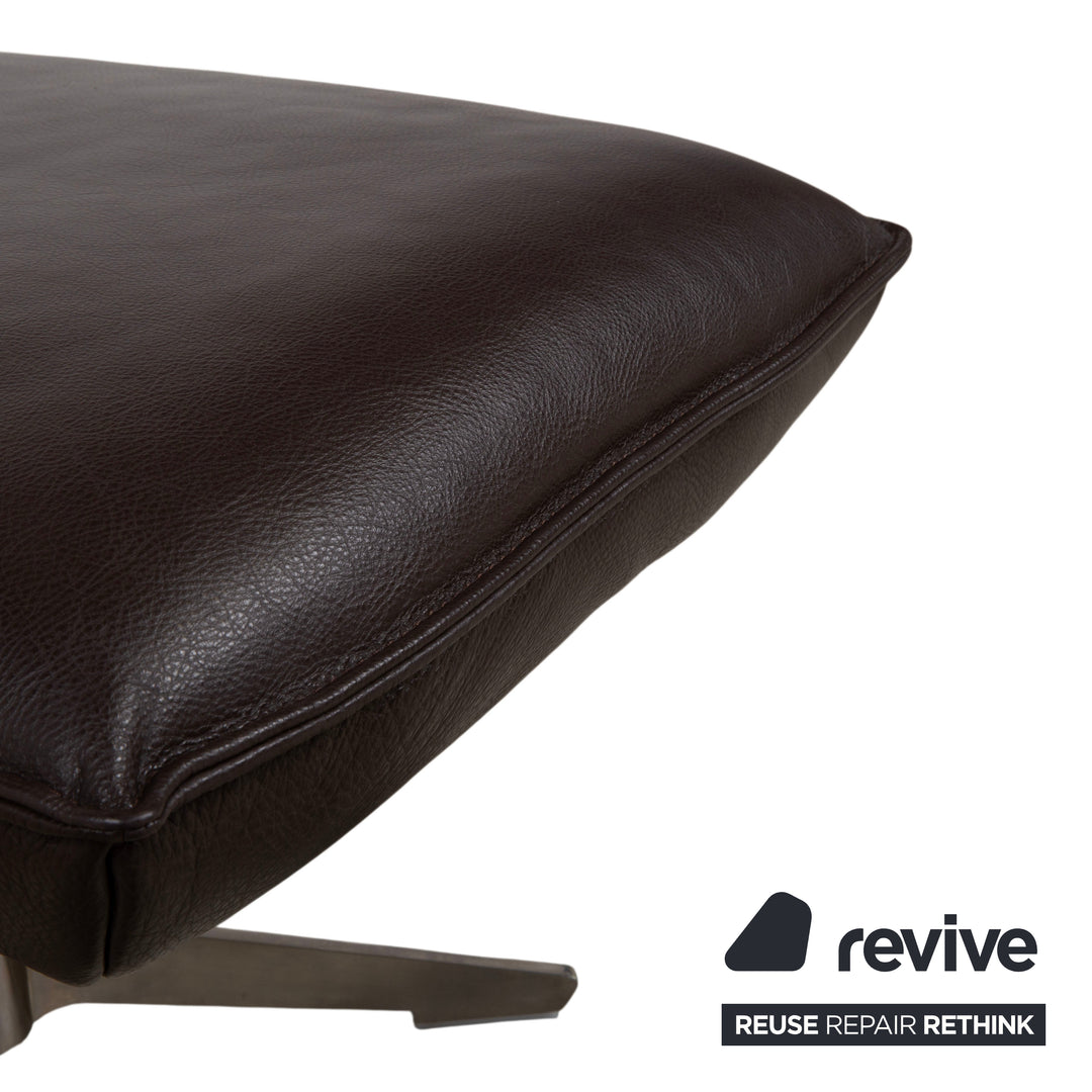 Koinor Fenja Tabouret en Cuir Marron