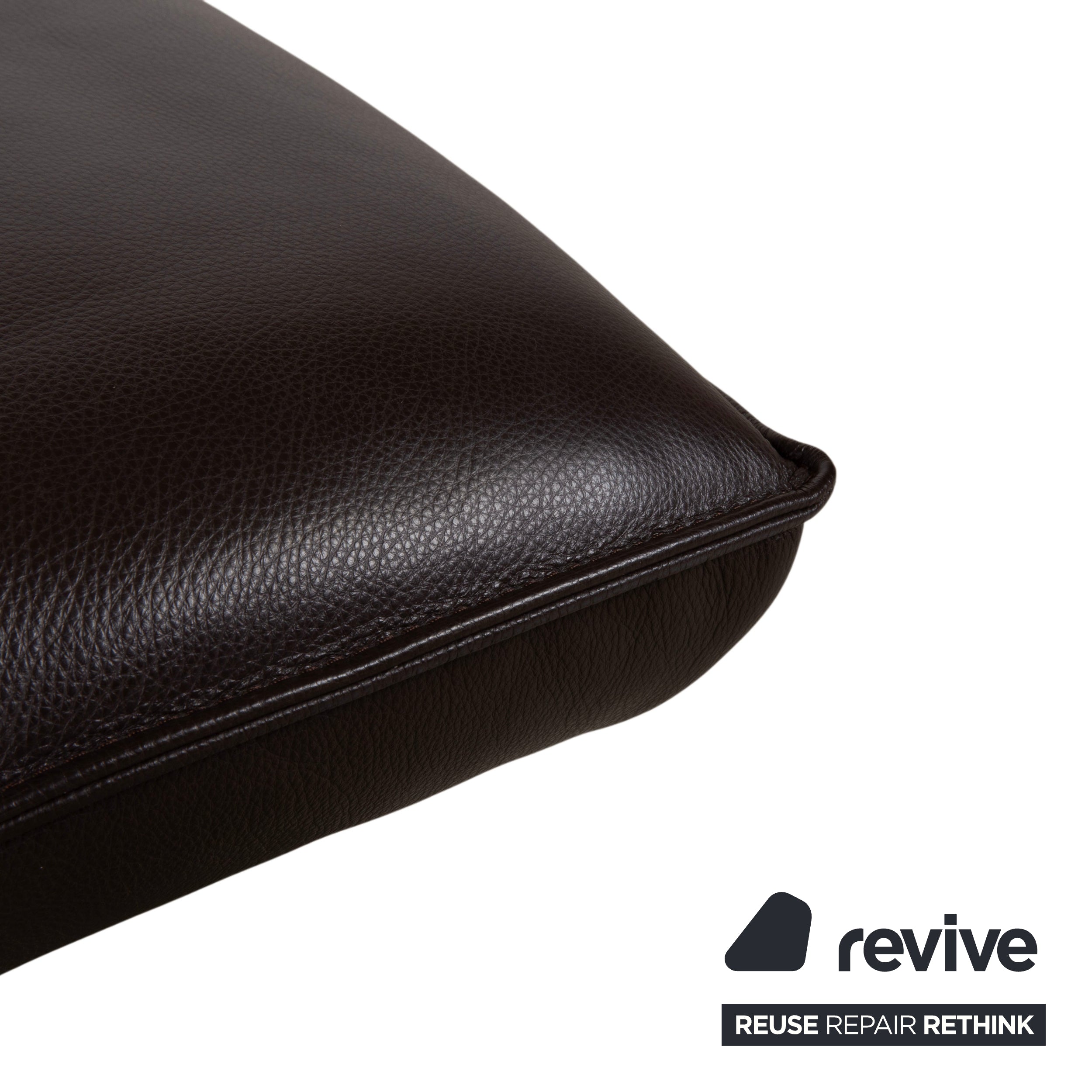 Koinor Fenja Leder Hocker Braun