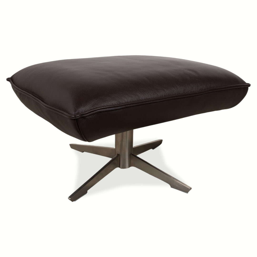 Koinor Fenja Leder Hocker Braun