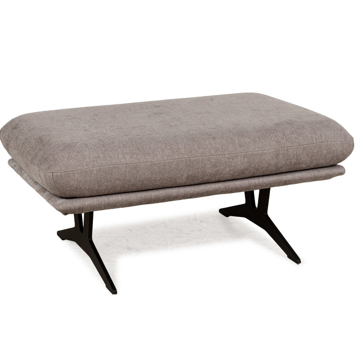 Tabouret en tissu Koinor Francis gris