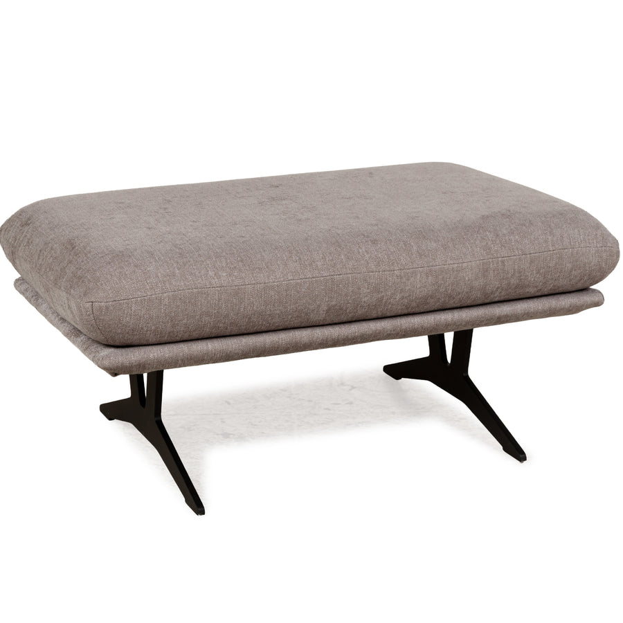 Koinor Francis Stoff Hocker Grau