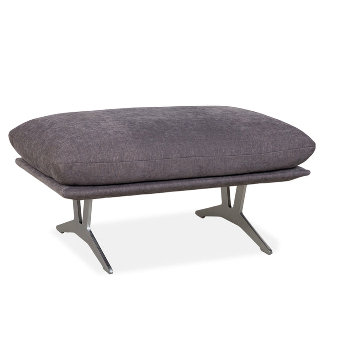 Koinor Francis Stoff Hocker Grau