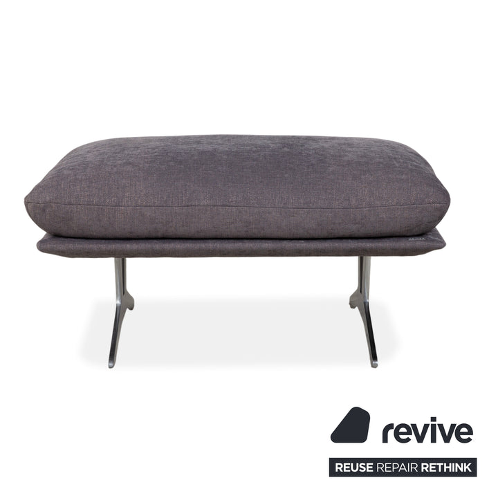 Koinor Francis Stoff Hocker Grau