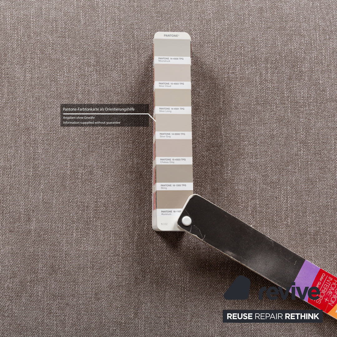 Koinor Francis Stoff Hocker Grau