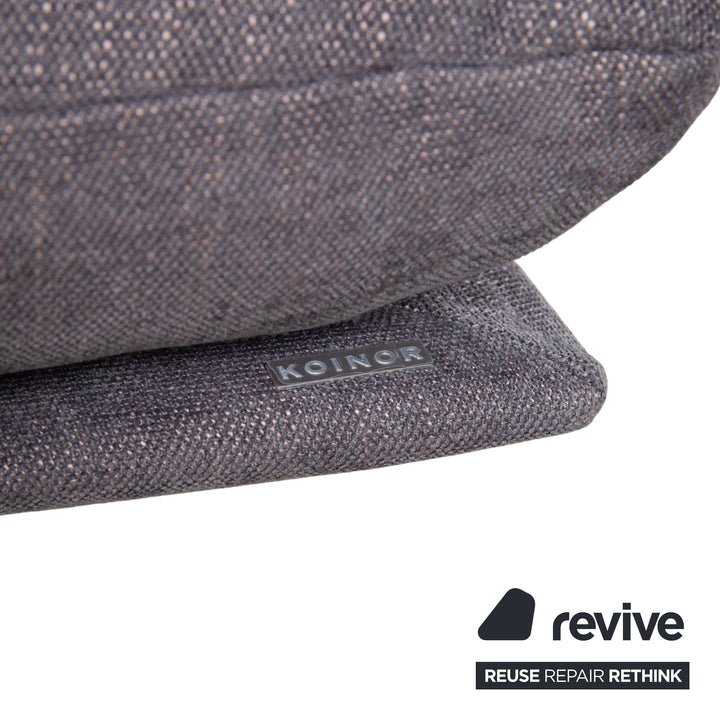 Koinor Francis Stoff Hocker Grau