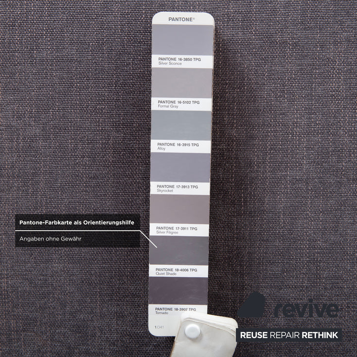 Koinor Francis Stoff Hocker Grau