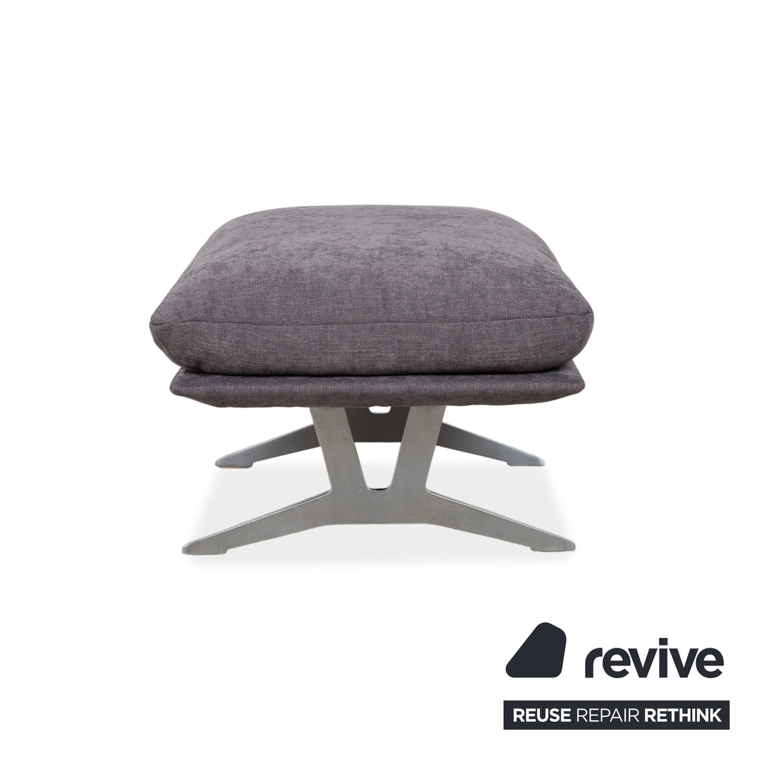 Koinor Francis Stoff Hocker Grau