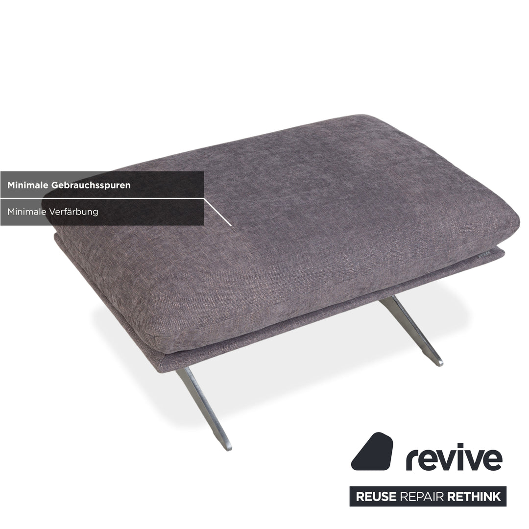 Koinor Francis Stoff Hocker Grau