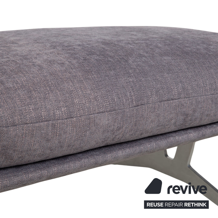 Koinor Francis Stoff Hocker Grau