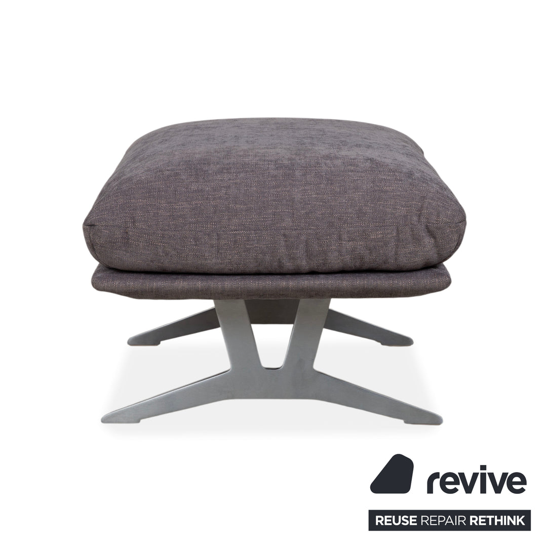 Koinor Francis Stoff Hocker Grau