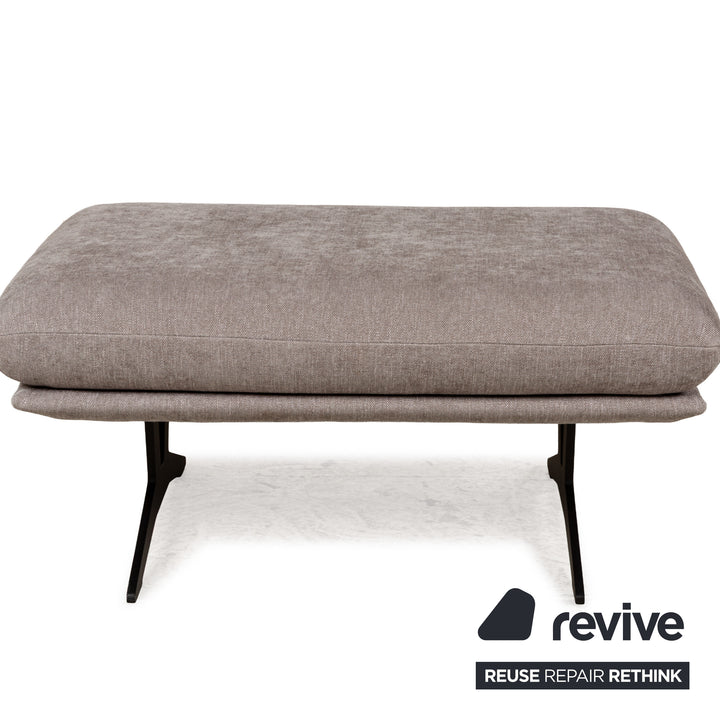 Tabouret en tissu Koinor Francis gris