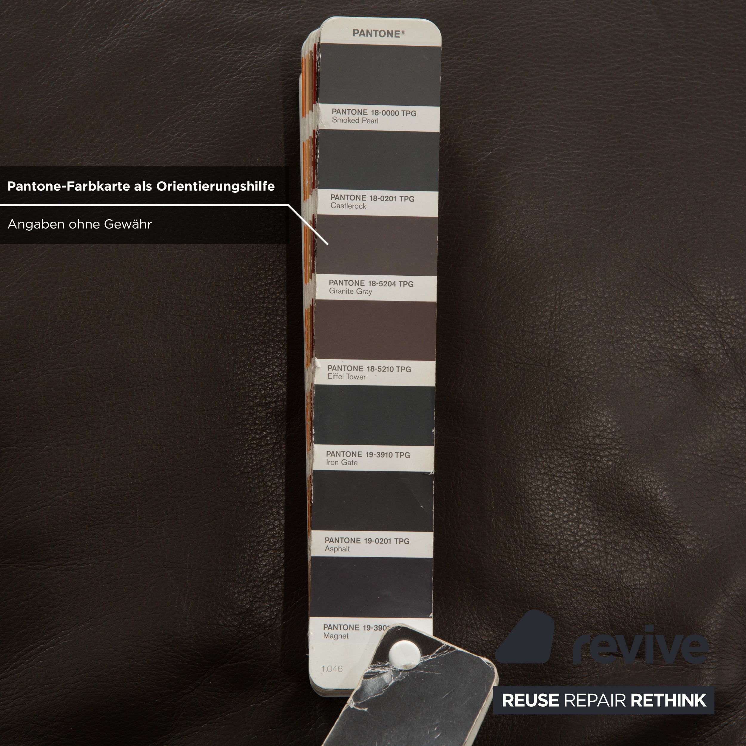 Canapé électrique deux places Koinor Free Motion Edit 1 en cuir gris anthracite.
