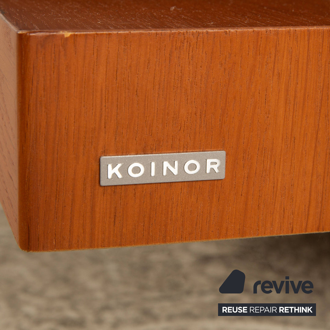 Koinor Free Motion Edit 2 Canapé d'angle en cuir Marron foncé avec fonction électrique