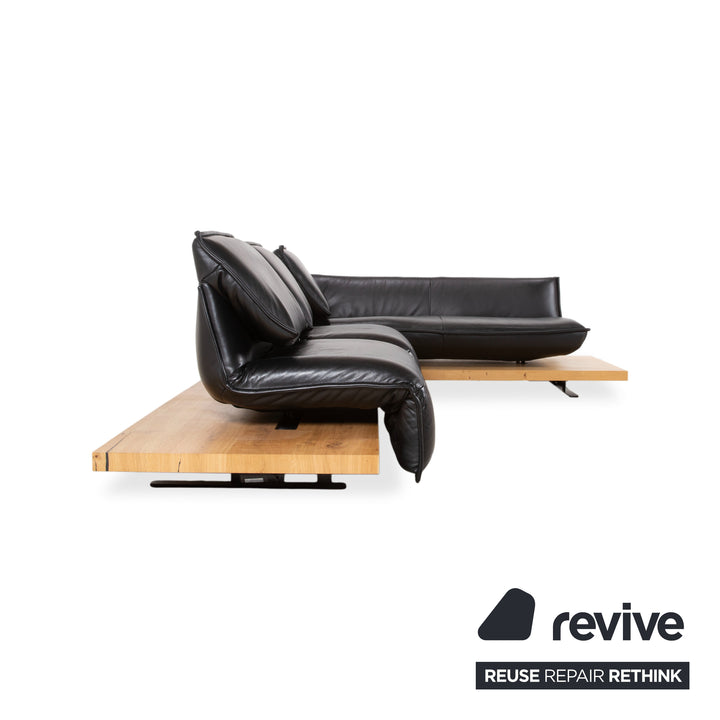 Koinor Free Motion Edit 2 Leder Ecksofa Schwarz elektrische Funktion Sofa Couch