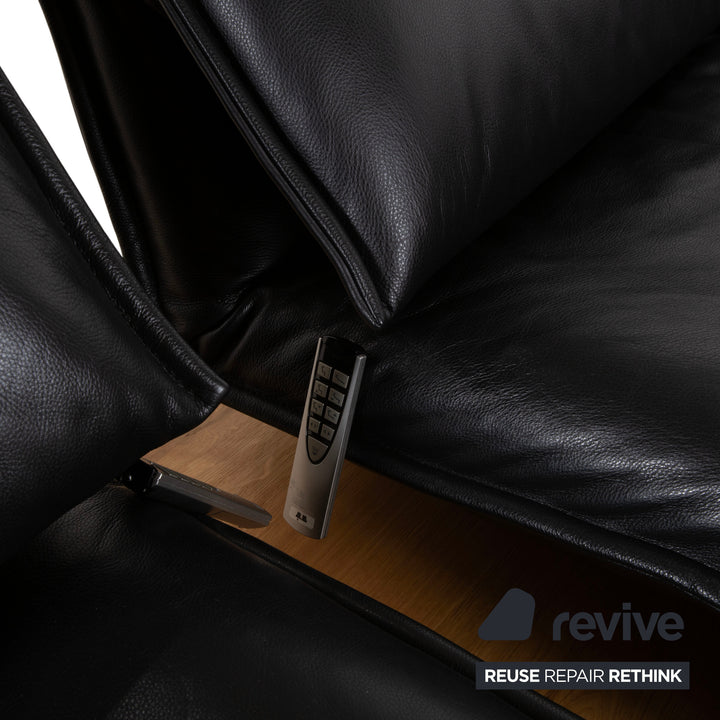 Koinor Free Motion Edit 2 Leder Ecksofa Schwarz elektrische Funktion Sofa Couch