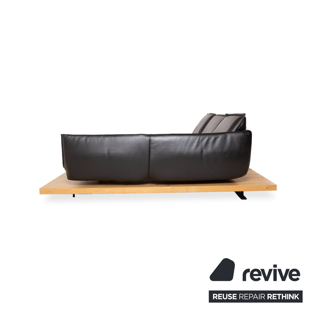 Koinor Free Motion Edit 2 Leder Ecksofa Schwarz elektrische Funktion Sofa Couch