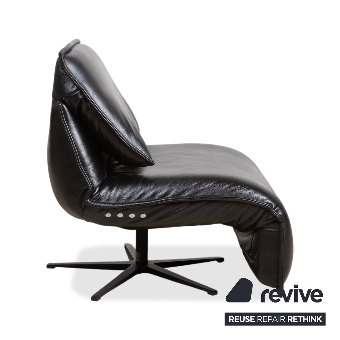 Koinor Free Motion Edit 2 Leder Sessel Schwarz elektrische Funktion Relaxfunktion