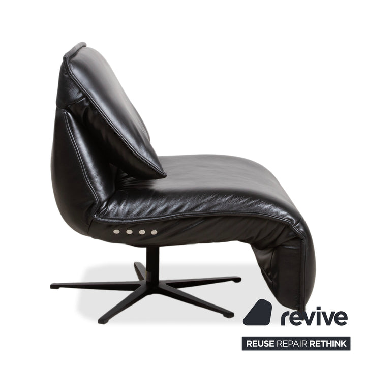 Koinor Free Motion Edit 2 Leder Sessel Schwarz elektrische Funktion Relaxfunktion