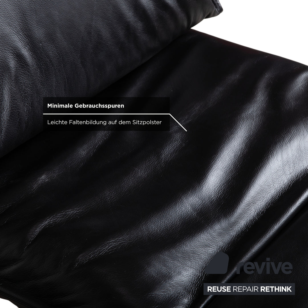 Koinor Free Motion Edit 2 Leder Sessel Schwarz elektrische Funktion Relaxfunktion