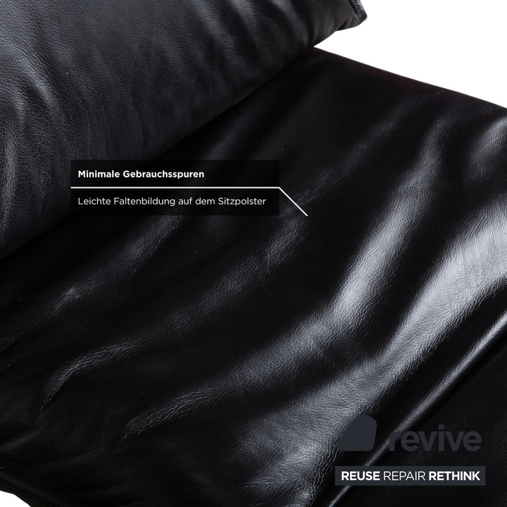 Koinor Free Motion Edit 2 Leder Sessel Schwarz elektrische Funktion Relaxfunktion