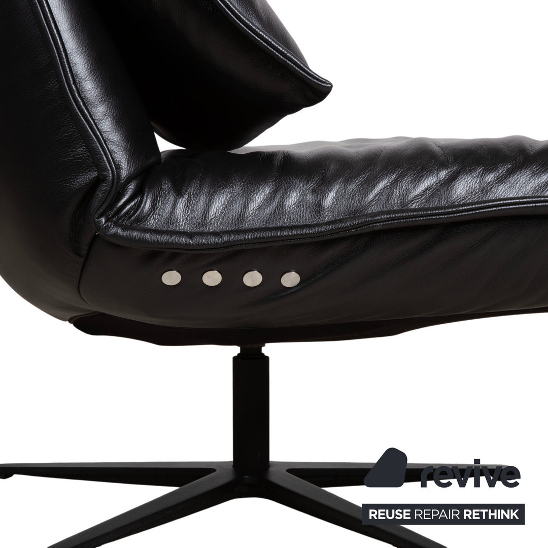 Koinor Free Motion Edit 2 Leder Sessel Schwarz elektrische Funktion Relaxfunktion