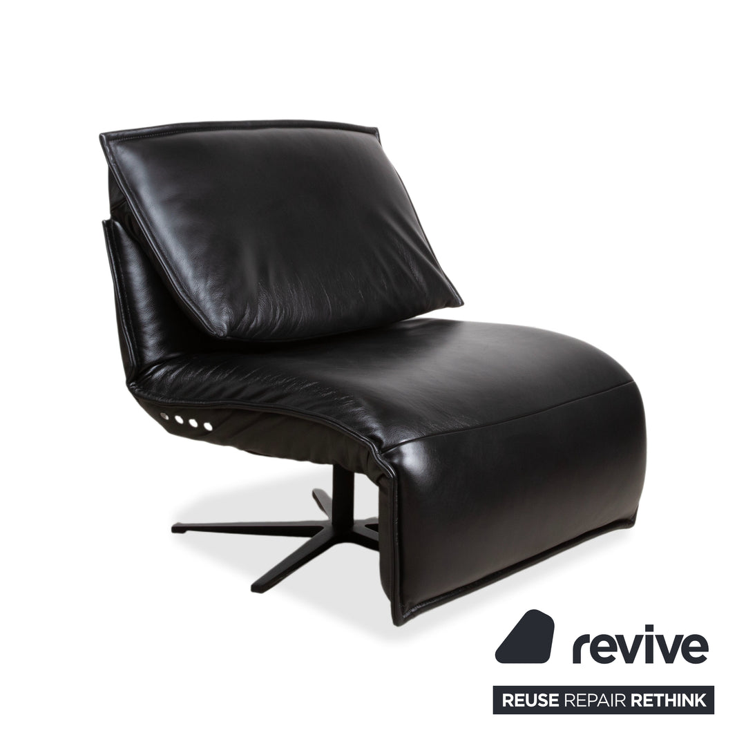 Koinor Free Motion Edit 2 Leder Sessel Schwarz elektrische Funktion Relaxfunktion