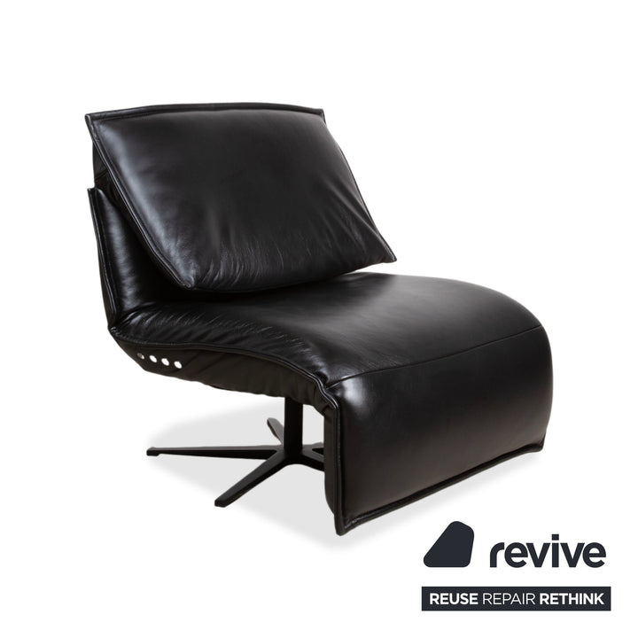 Koinor Free Motion Edit 2 Leder Sessel Schwarz elektrische Funktion Relaxfunktion
