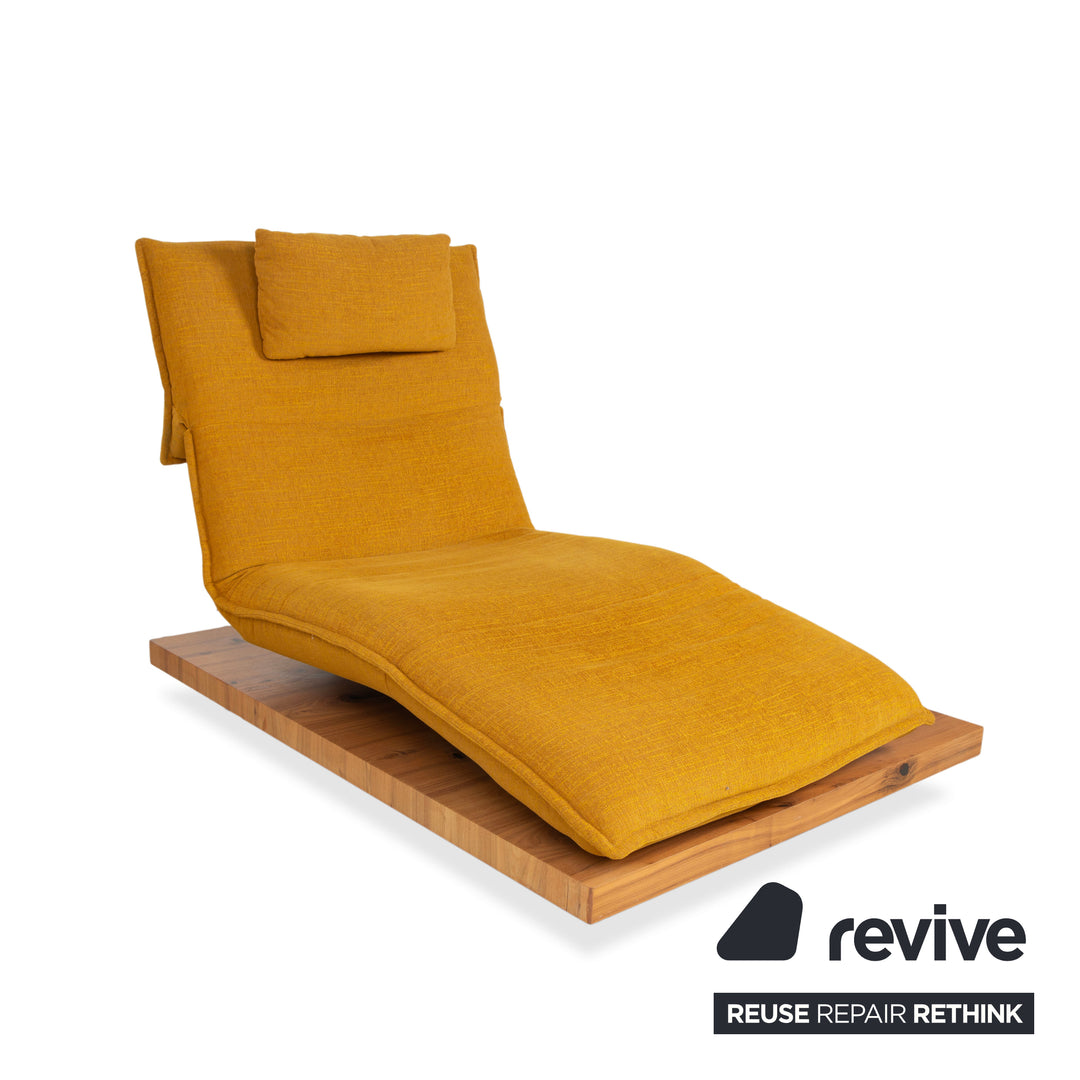 Koinor Free Motion Edit 2 Fabric Lounger Yellow Gold Electric Function