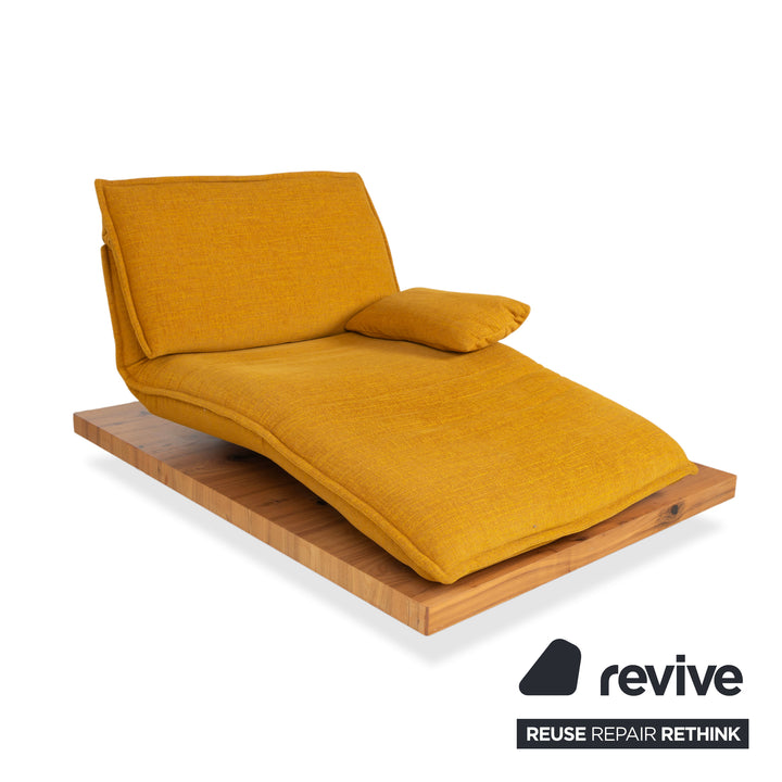 Koinor Free Motion Edit 2 Fabric Lounger Yellow Gold Electric Function