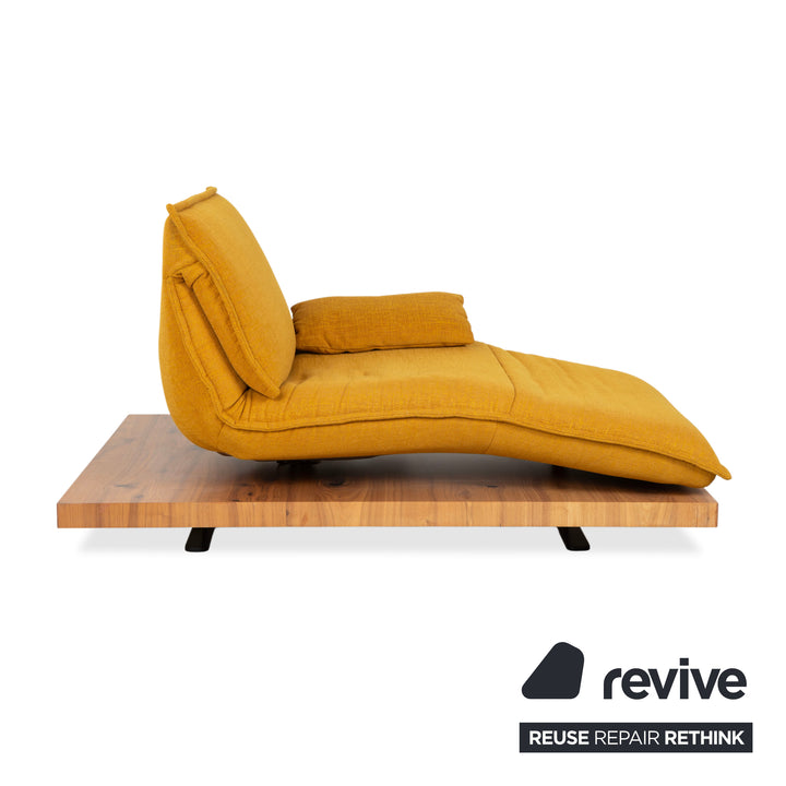 Koinor Free Motion Edit 2 Fabric Lounger Yellow Gold Electric Function