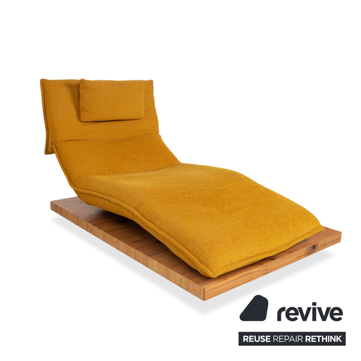 Koinor Free Motion Edit 2 Fabric Lounger Yellow Gold Electric Function