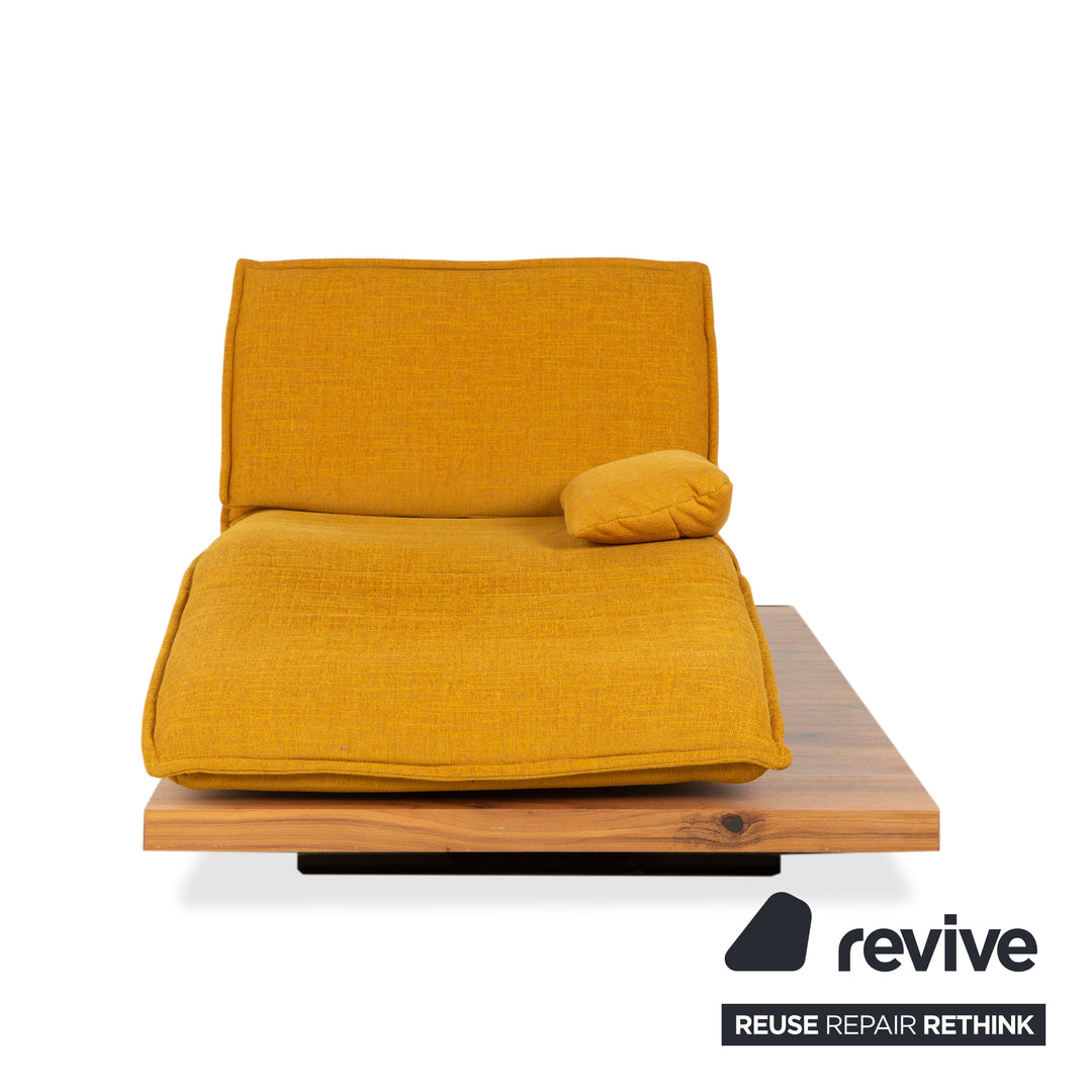 Koinor Free Motion Edit 2 Fabric Lounger Yellow Gold Electric Function
