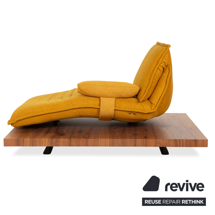 Koinor Free Motion Edit 2 Fabric Lounger Yellow Gold Electric Function